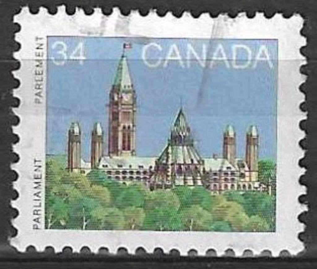 Canada 1985/1986 - Yvert 912 - Canadees parlement (ST), Verzenden, Gestempeld, Noord-Amerika