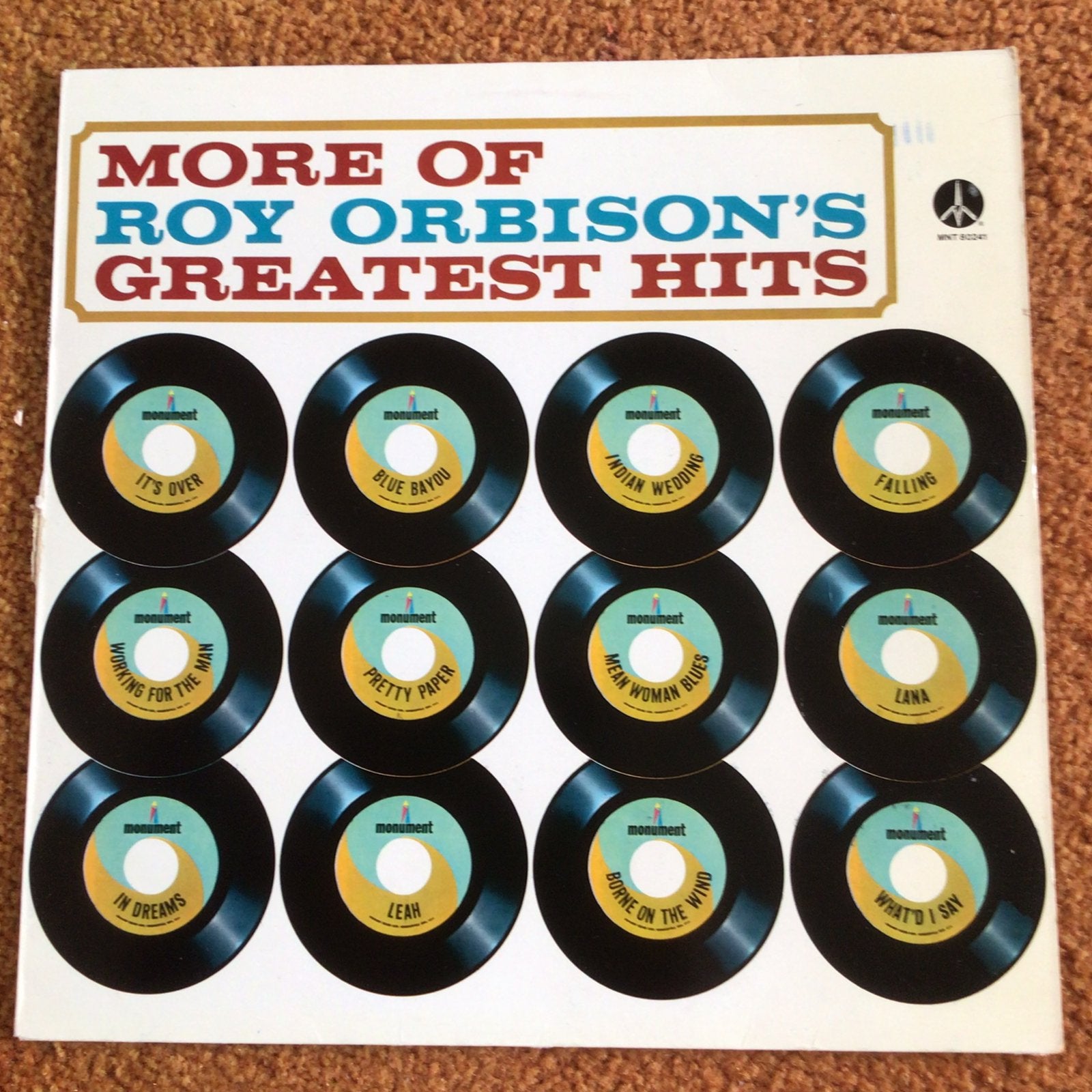 Lp - Roy Orbison - more of greatest hits, Cd's en Dvd's, Vinyl | Pop, Ophalen of Verzenden, Zo goed als nieuw, LP