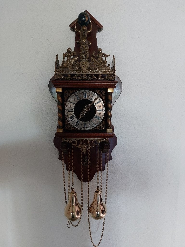 Zaanse klok met slagwerk., Antiek en Kunst, Antiek | Klokken, Ophalen