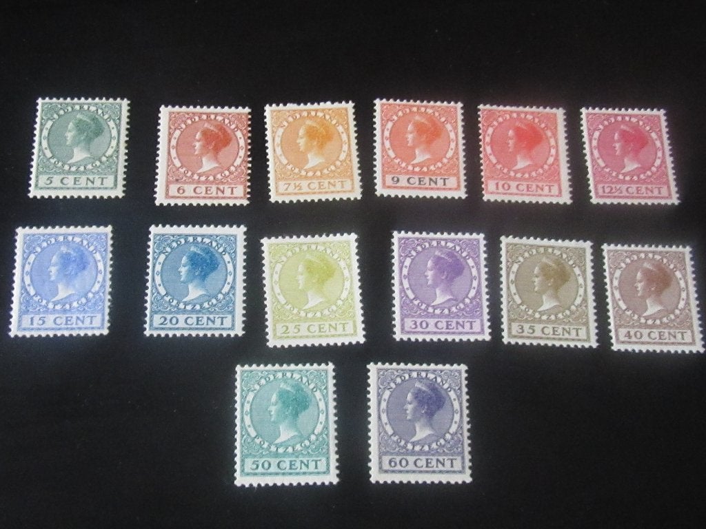 Nico Nederland 149/62 (X) Ongebruikt met plakker 1924, Ophalen of Verzenden, T/m 1940, Postfris