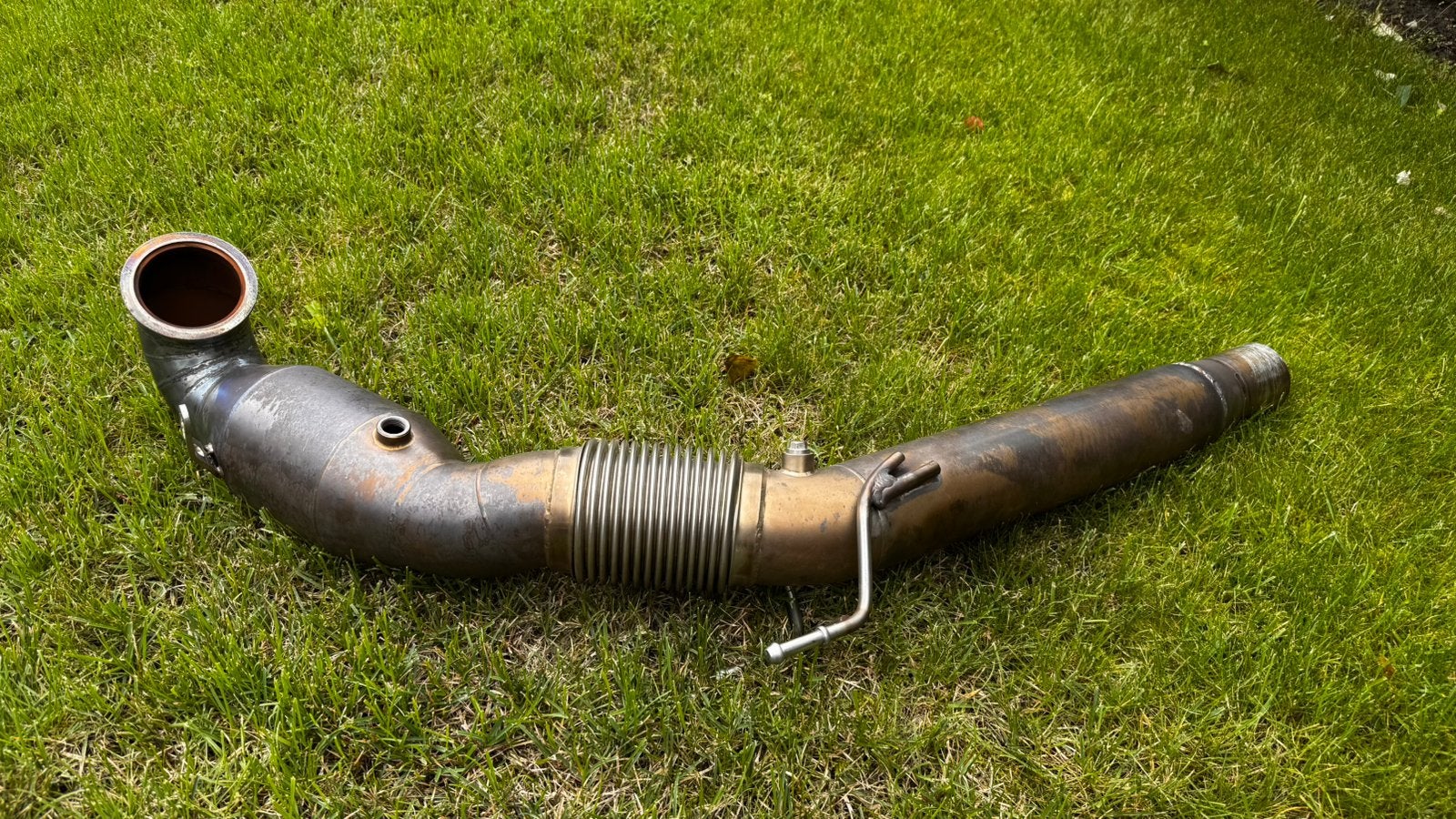 MH Pipes Downpipe golf 7 gti 3,5 inch met 200 cel sportcat, Ophalen of Verzenden, Seat