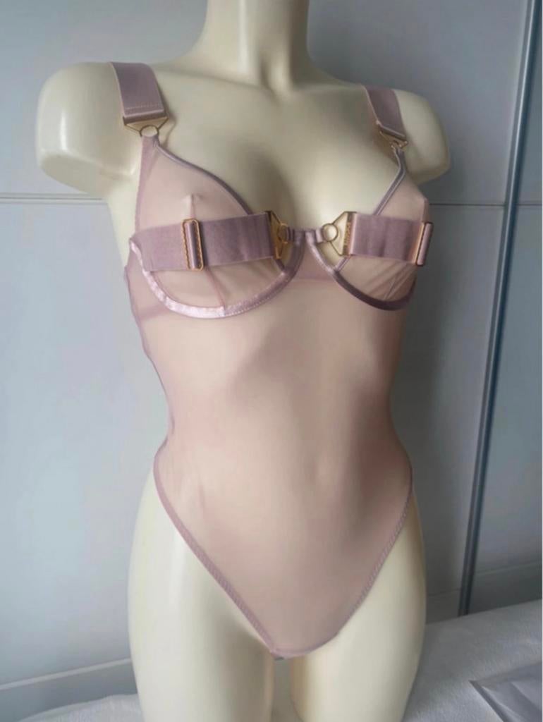 Nieuw met kaartjes - Bordelle body maat M, Ophalen, Roze, Body of Korset