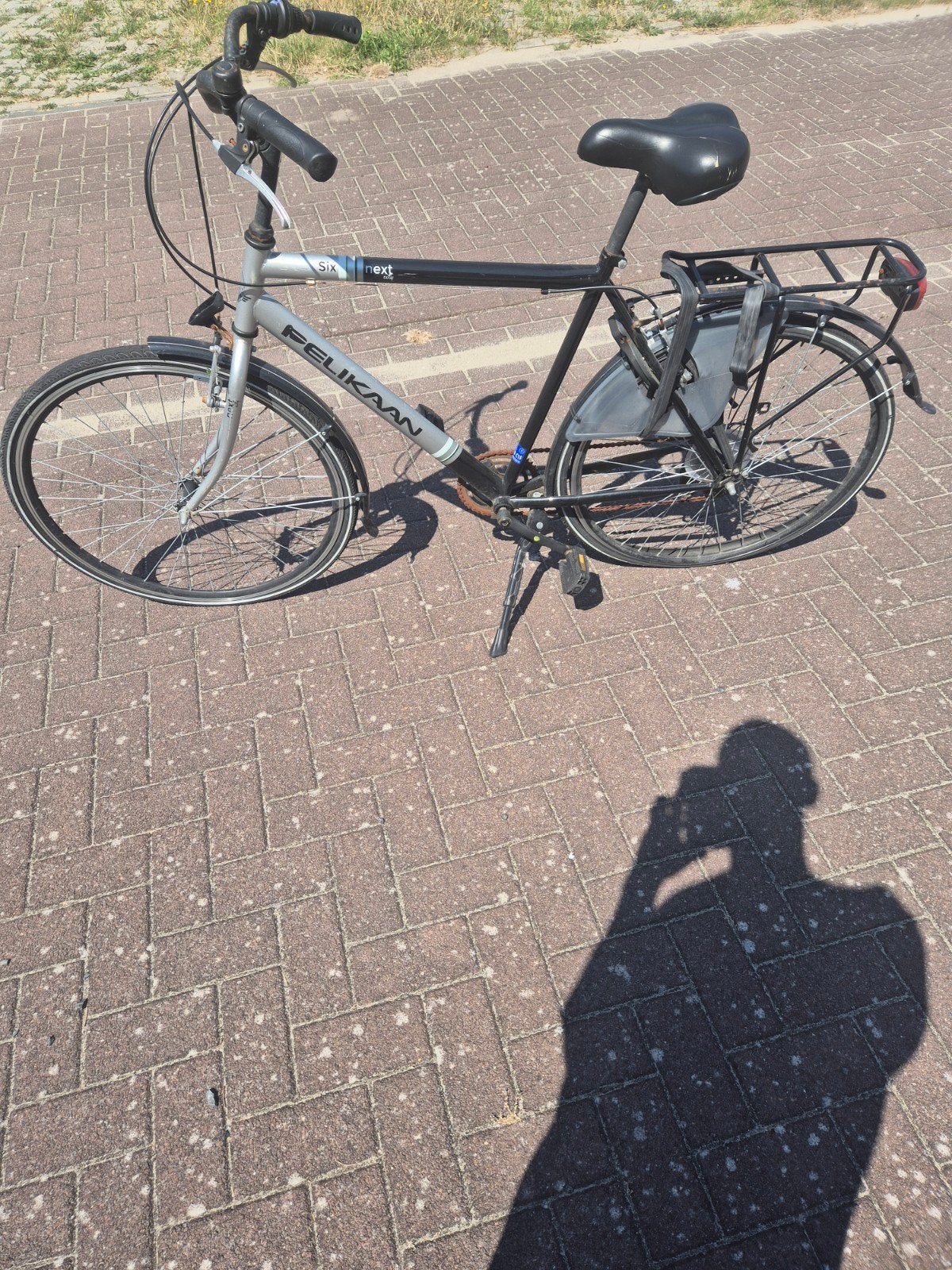 Pelikaan fiets - Achterband mist binnenband, Gebruikt, Versnellingen, Schijfrem, Ophalen