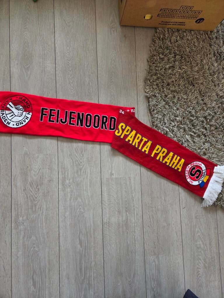 Feyenoord Sparta Praag Sjaal - De Kuip 11.12.2024, Maat XL, Ophalen of Verzenden, Nieuw, Clubaccessoires