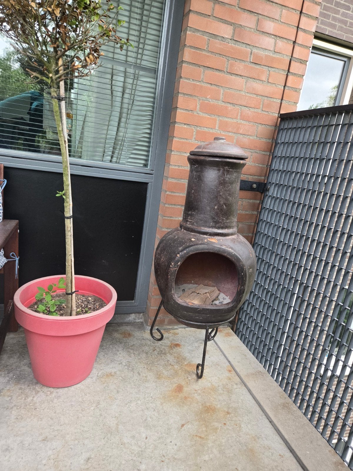 Original Terracotta Mexican Chimney  1.05cm, Ophalen, Zo goed als nieuw