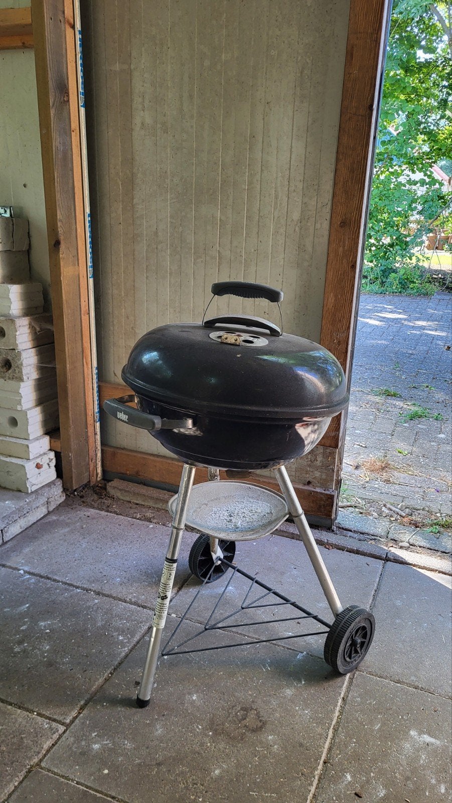 Weber compact kettle barbeque 47cm., Ophalen, Gebruikt, Weber barbecue