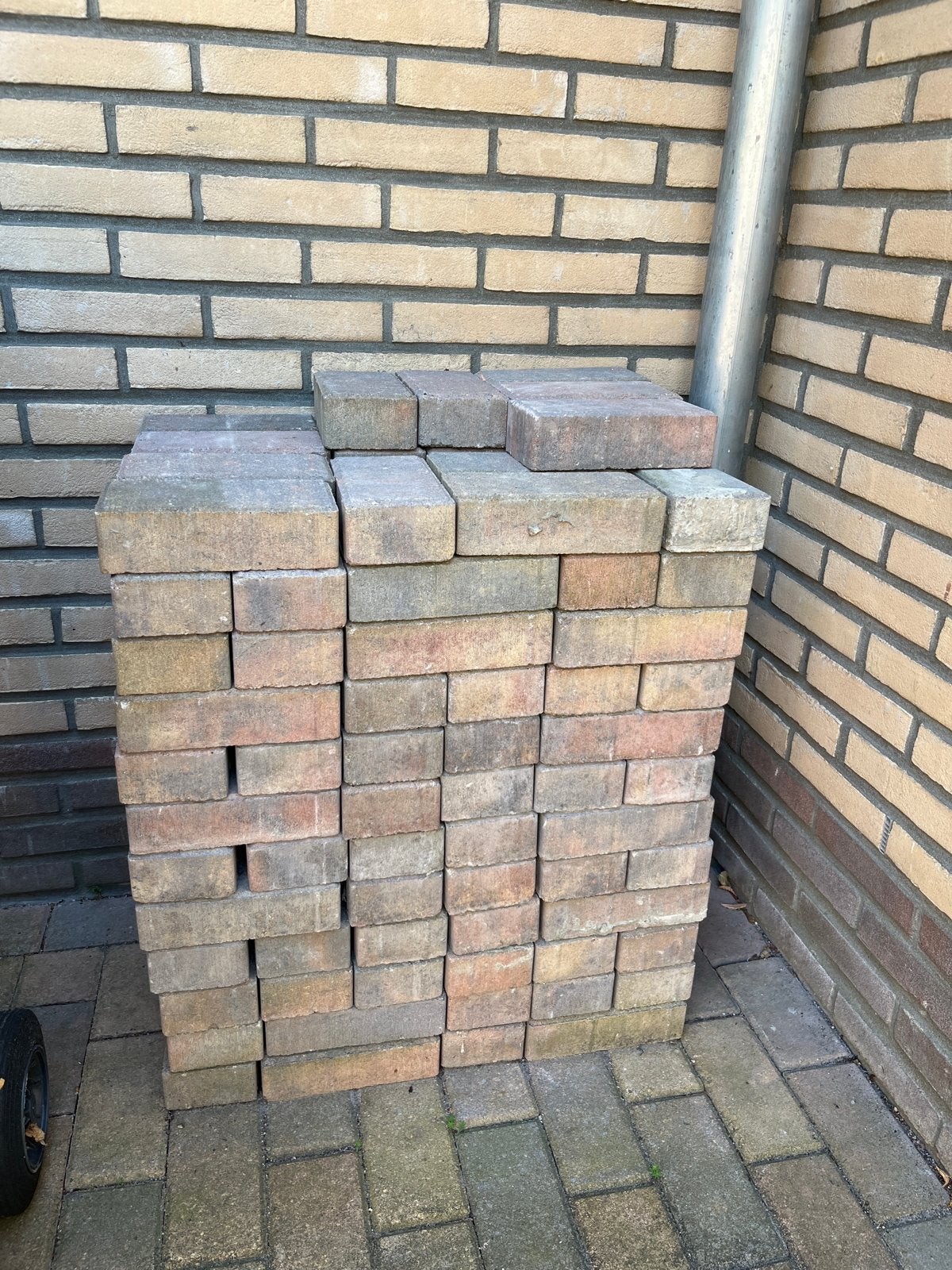 Nieuwe beton klinkers voor terras of oprit, Tuin en Terras, Ophalen, Klinkers, Nieuw, Minder dan 5 m²