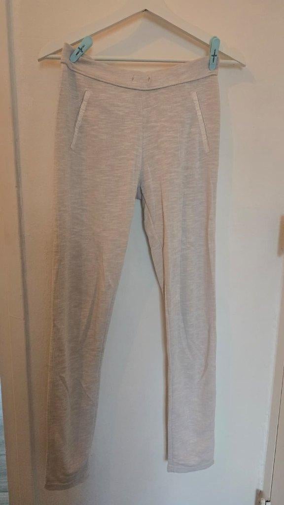 Legging | Yogabroek | Beige, Kleding | Dames, Legging, Verzenden, Beige, Maat 40/42 (M)