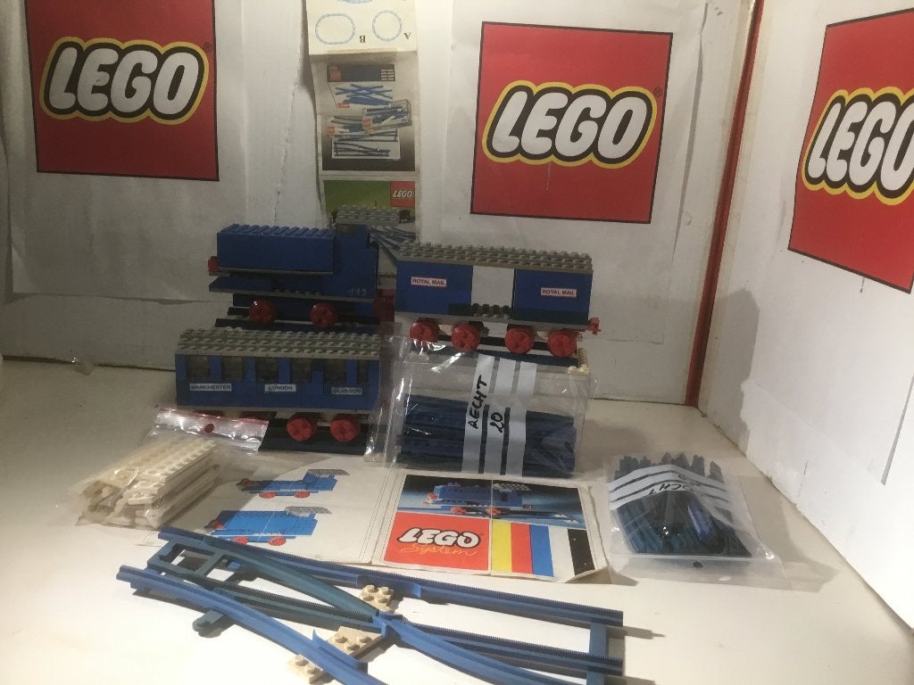 Vintage Lego treintje ( 1966), Gebruikt, Lego, Ophalen of Verzenden, Compleet