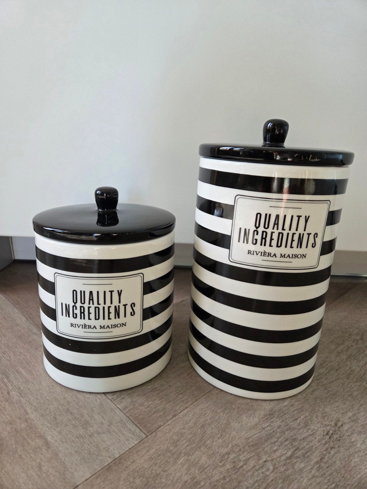 Riviera maison voorraadpotten, Ophalen, Nieuw, Glas, Pot, Bus of Blik