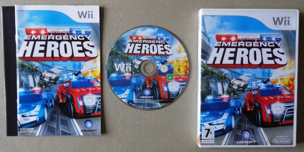 Emergency Heroes voor de Nintendo Wii Compleet, Spelcomputers en Games, Avontuur en Actie, 1 speler, Ophalen of Verzenden, Zo goed als nieuw