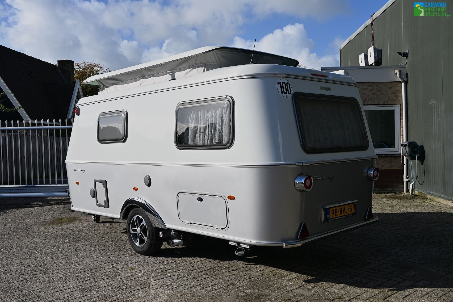 Eriba Touring Troll 530 Mover Cass.Luifel Fietsdrager ZGAN, 4 tot 5 meter, Eriba, Luifel, Bedrijf