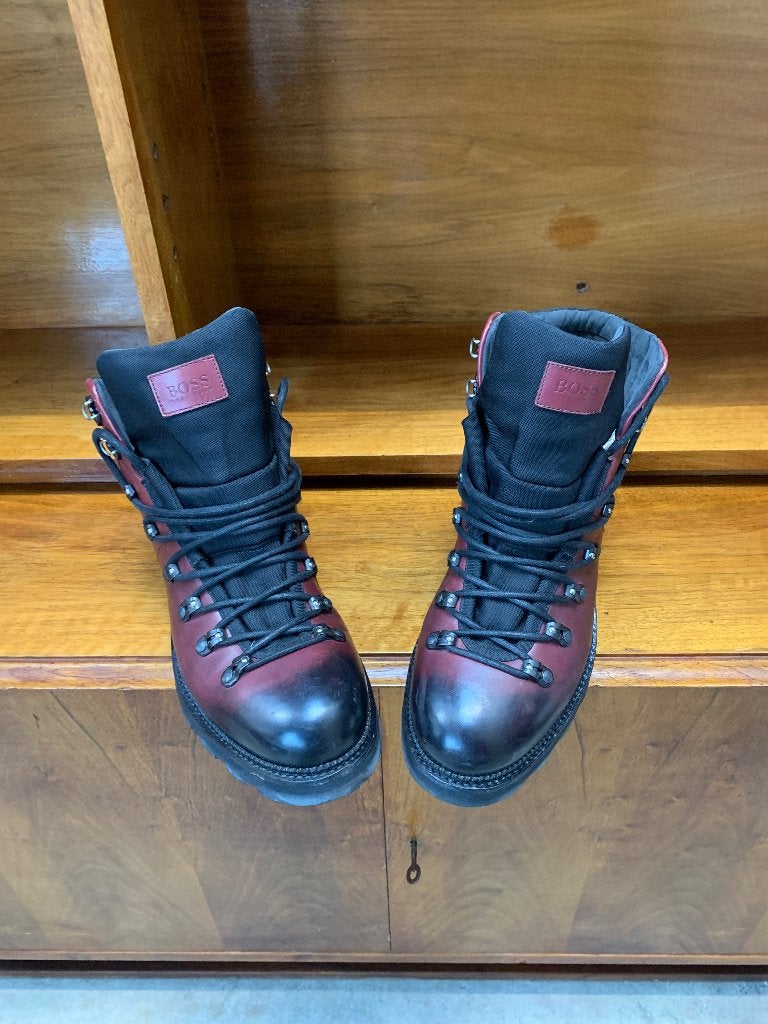Hugo boss schoenen maat 42, Bruin, Boots, Ophalen of Verzenden, Zo goed als nieuw