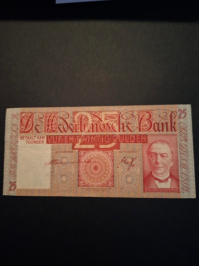 25 gulden Mees uit 1941 in ZF+
Serie GF, Postzegels en Munten, Bankbiljetten | Nederland, Ophalen of Verzenden, 25 gulden, Los biljet