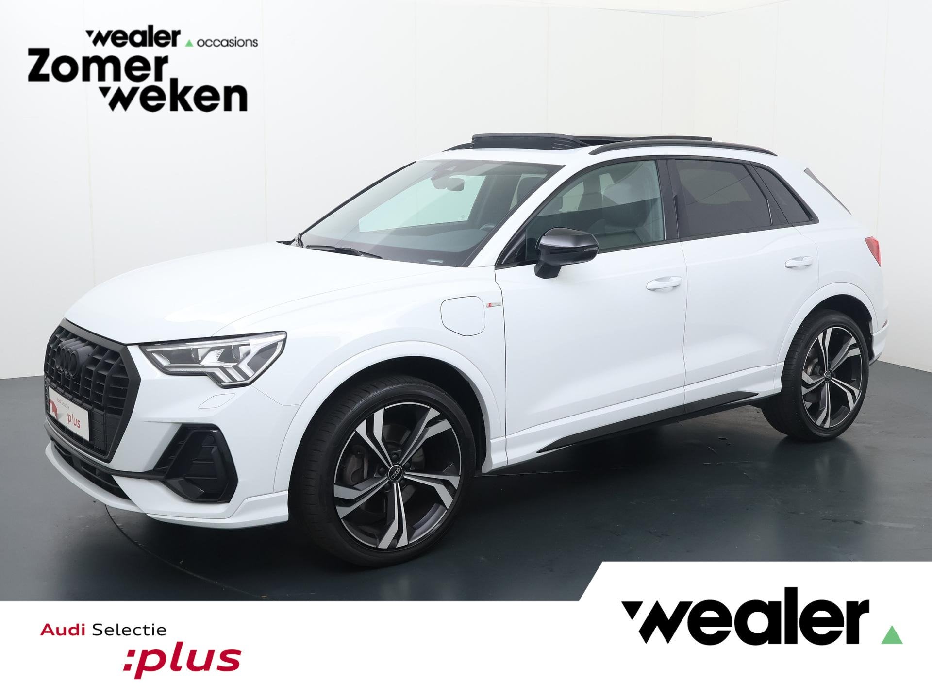 Audi Q3 45 TFSI e S edition | 245 PK | SoH 92% | Trekhaak |, Auto's, Audi, Gebruikt, Met garantie (alle), Wit, Hybride Elektrisch/Benzine