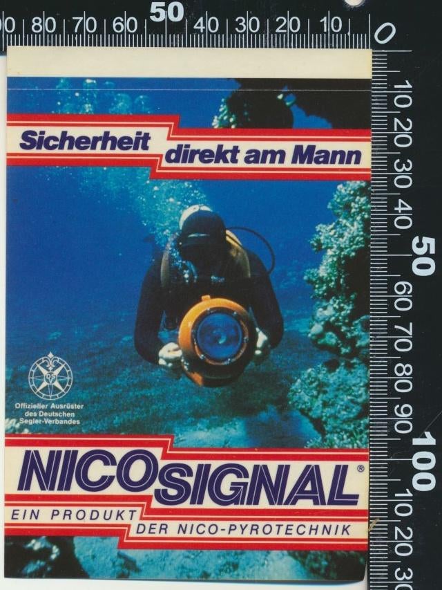 Sticker: Nico Signal (2), Ophalen of Verzenden, Zo goed als nieuw, Bedrijf of Vereniging