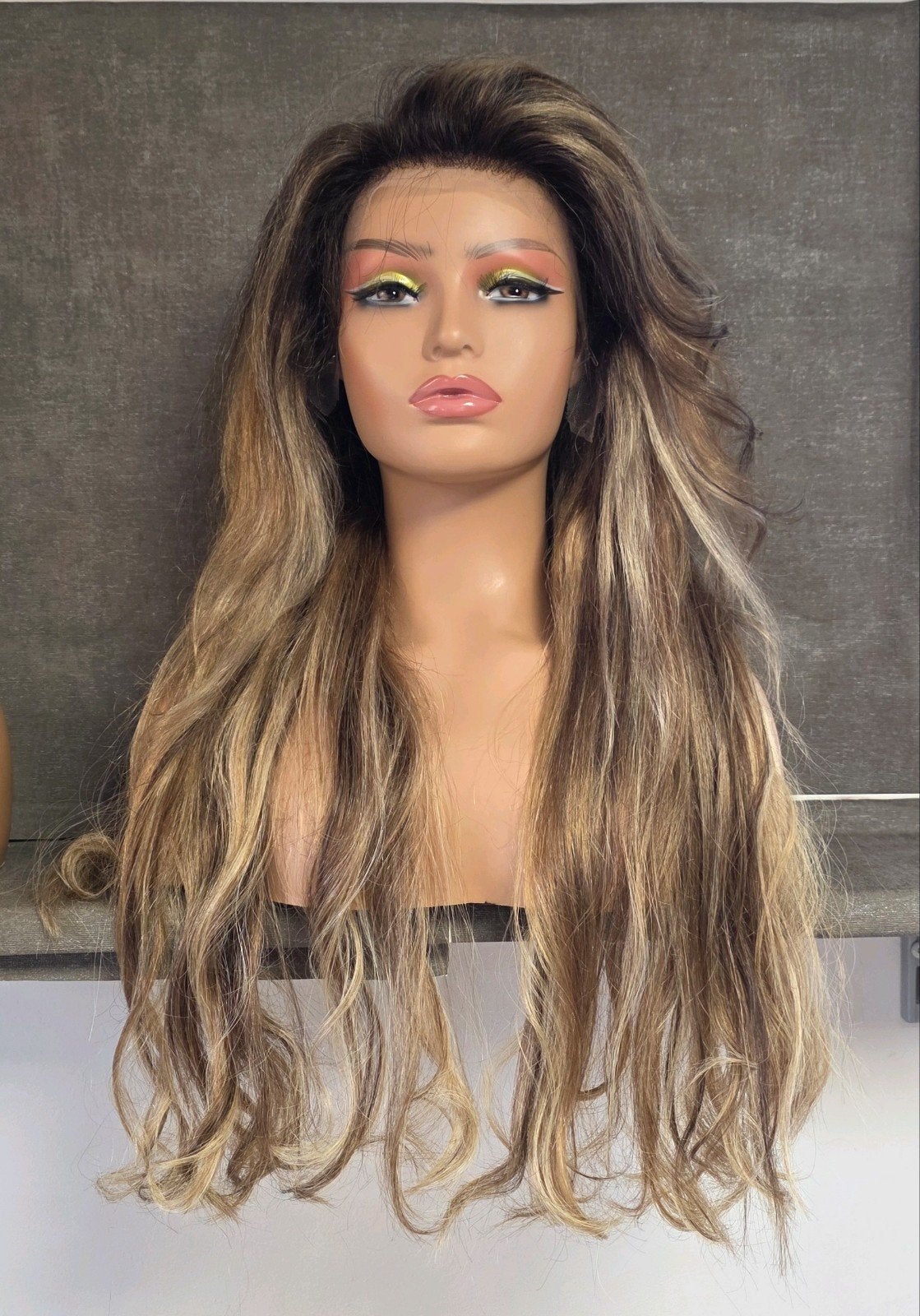 lace wig echt haar, Ophalen of Verzenden, Nieuw, Pruik of Haarverlenging