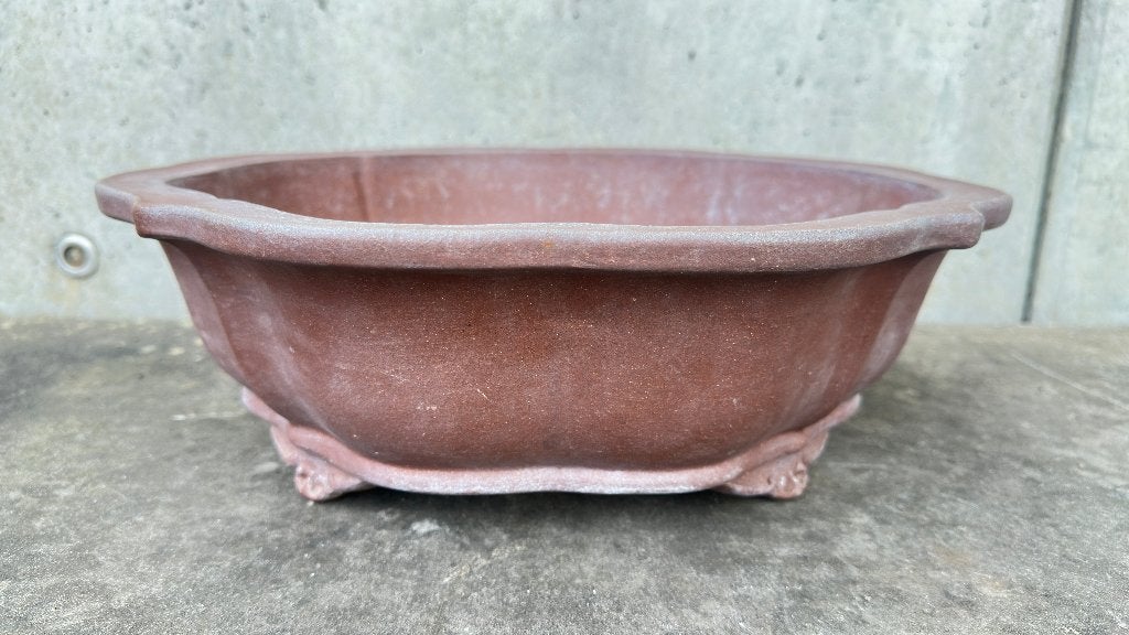 YiXing China | Lotus bonsai schaal pot Ø40x12,5cm (5*), Rond, Nieuw, Ophalen of Verzenden, Aardewerk
