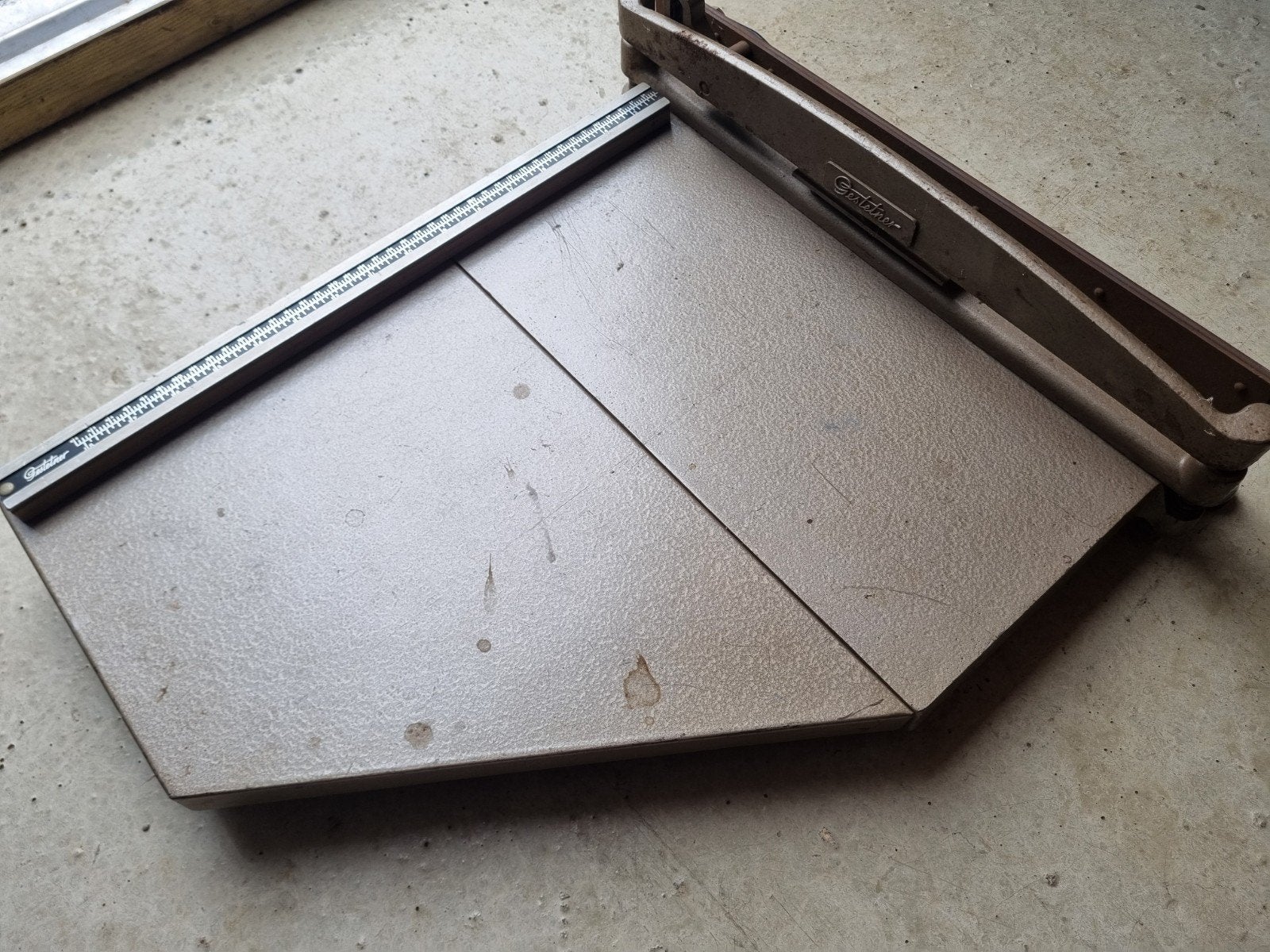 Vintage Gestetner papiersnijder, Ophalen of Verzenden