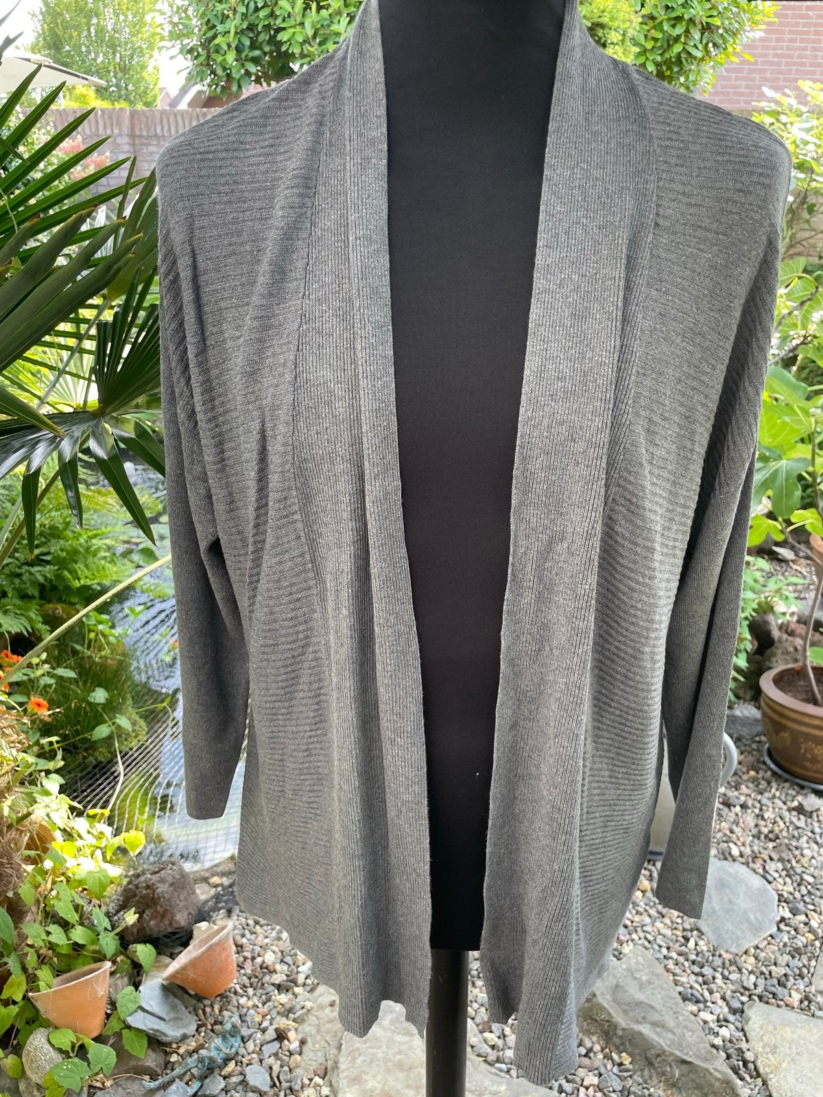 Nieuw Gerry Weber Damesvest zonder sluiting - Grijs, Maat 46, Ophalen of Verzenden, Nieuw, Maat 46/48 (XL) of groter, Grijs