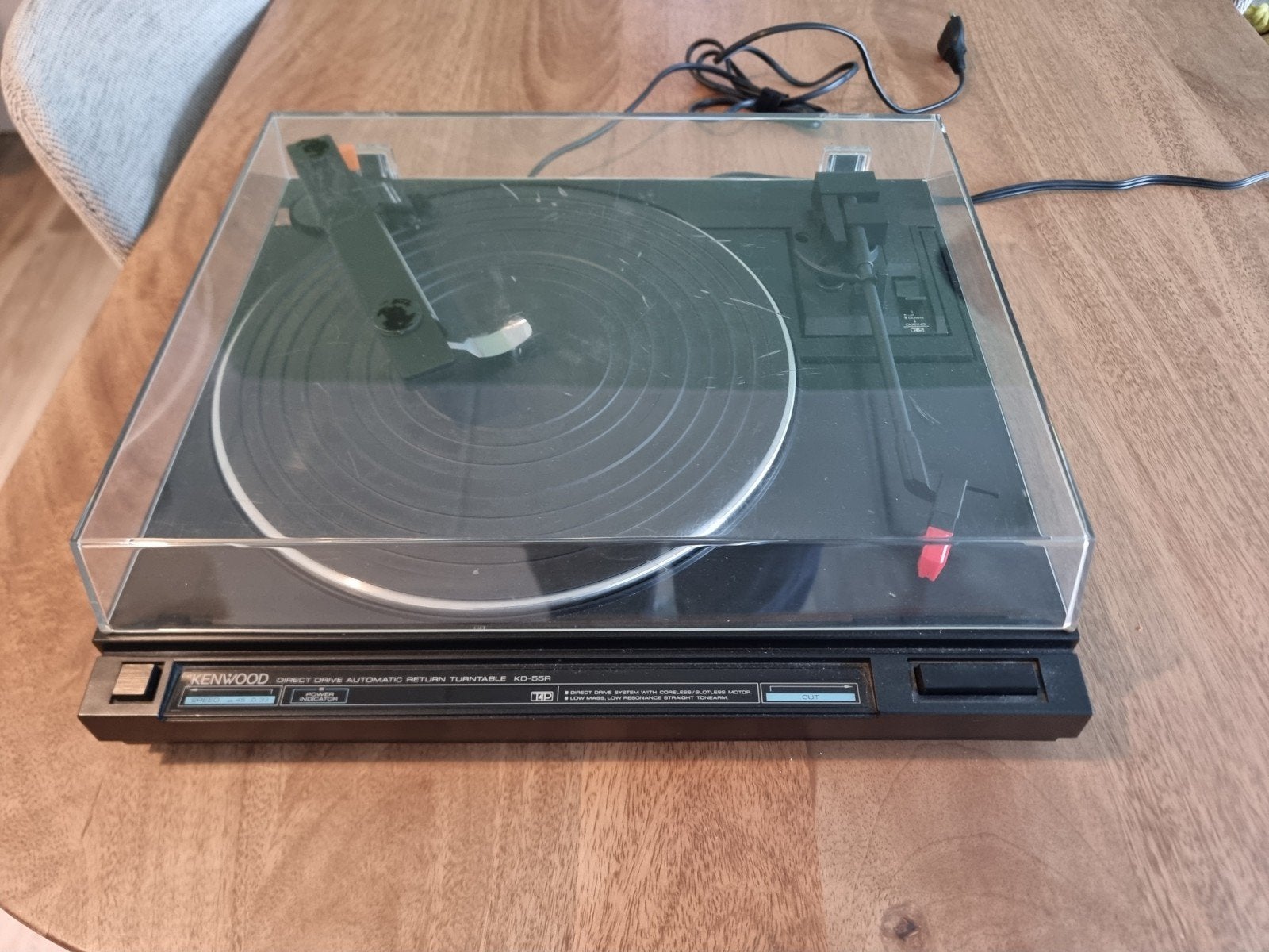 Kenwood KD-55R Direct Drive Automatische Platenspeler, Gebruikt, Automatisch, Platenspeler, Ophalen