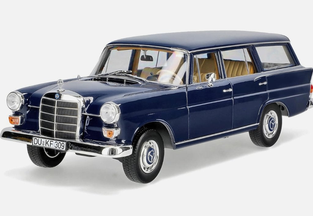 Mercedes Benz 200 Universal '66 Blauw 1/18 Norev ref: 183599, Verzenden, Nieuw, Auto, Norev
