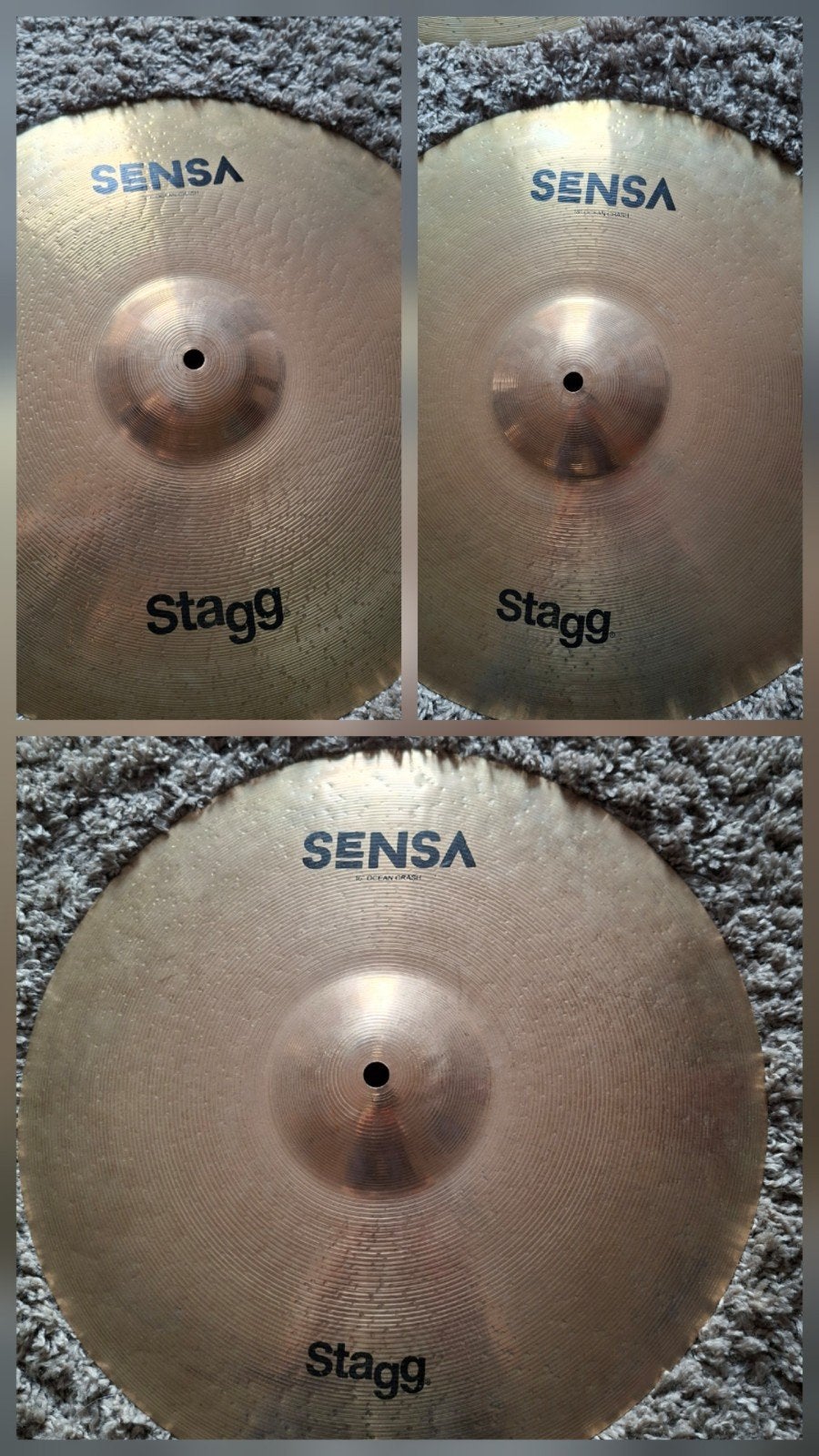 Stagg sensa ocean cymbals., Muziek en Instrumenten, Ophalen, Drums of Percussie