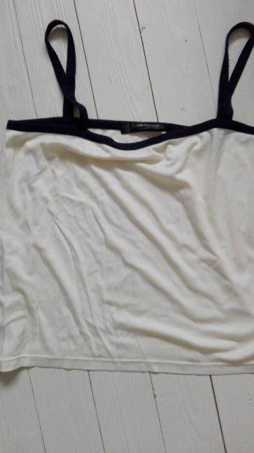 Louis Féraud spaghettihemdje 42 offwhite, Wit, Maat 42/44 (L), Ophalen of Verzenden, Zo goed als nieuw