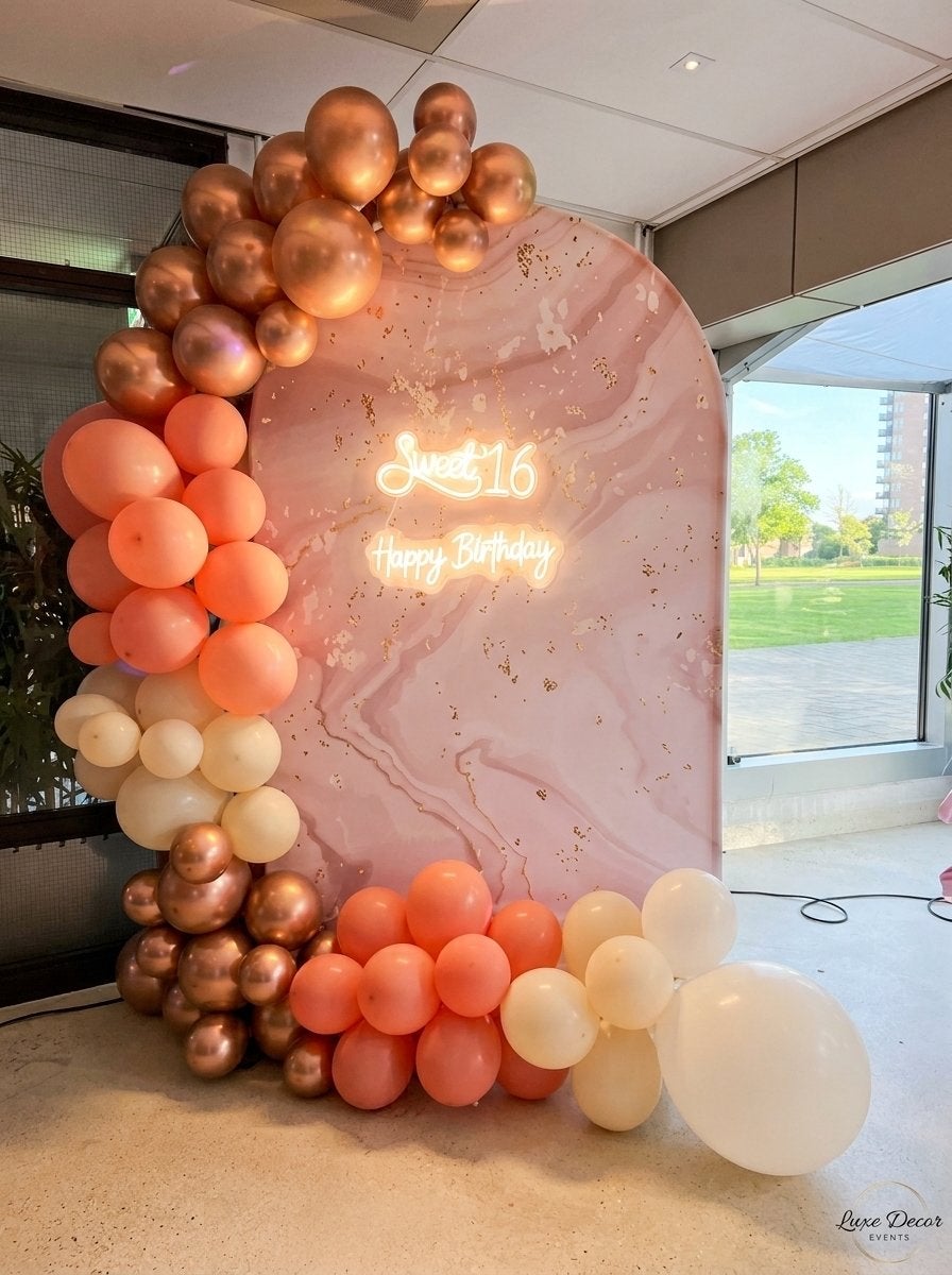 Thema Partybogen te huur - Inclusief backdrop en standaard, Ophalen, Zo goed als nieuw, Versiering, Verjaardag