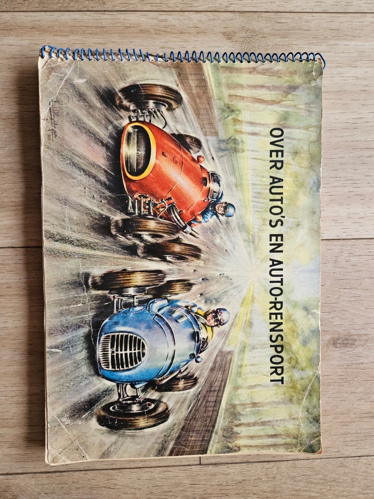Vintage Boek:  Over Auto's en Auto-Rensport, Ophalen of Verzenden, Gelezen, Algemeen, Piet Olyslager