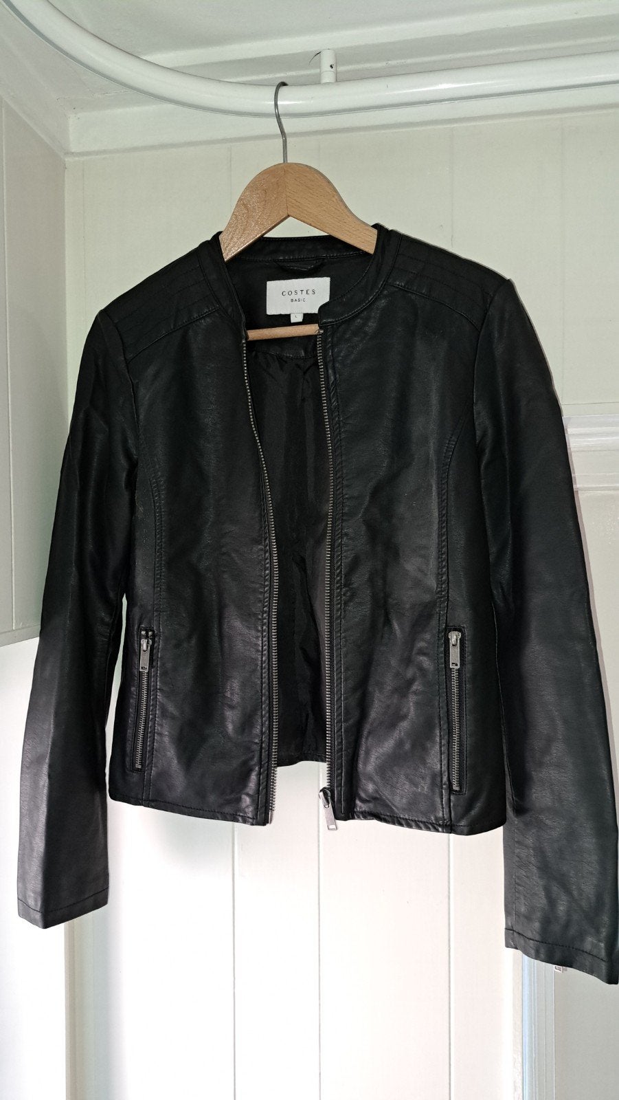 Costes biker jack look - als nieuw, Costes, Verzenden, Zo goed als nieuw, Zwart