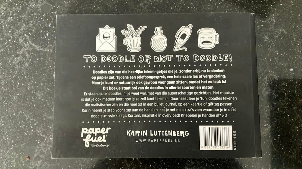 Karin Luttenberg - Dare to doodle XXL, Ophalen of Verzenden, Zo goed als nieuw, Karin Luttenberg
