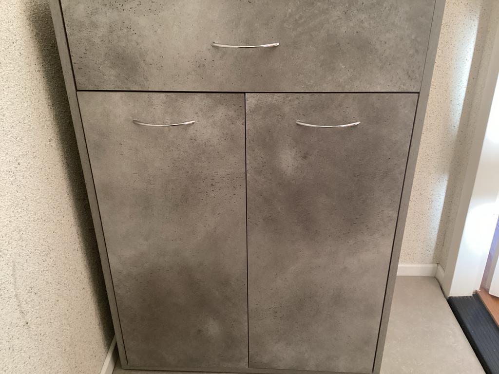 Schoenenkast/Opbergkast met betonlook, Ophalen of Verzenden, Nieuw