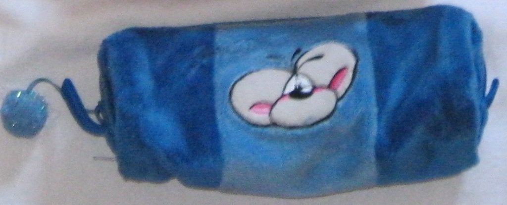 1 Diddl blauwe pen/potlood etui 20 cm., Ophalen of Verzenden, Diddl, Gebruikt, Overige typen