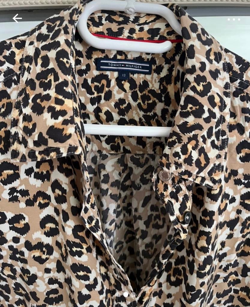 Panter Blouse Tommy Hilfiger, Verzenden, Zo goed als nieuw