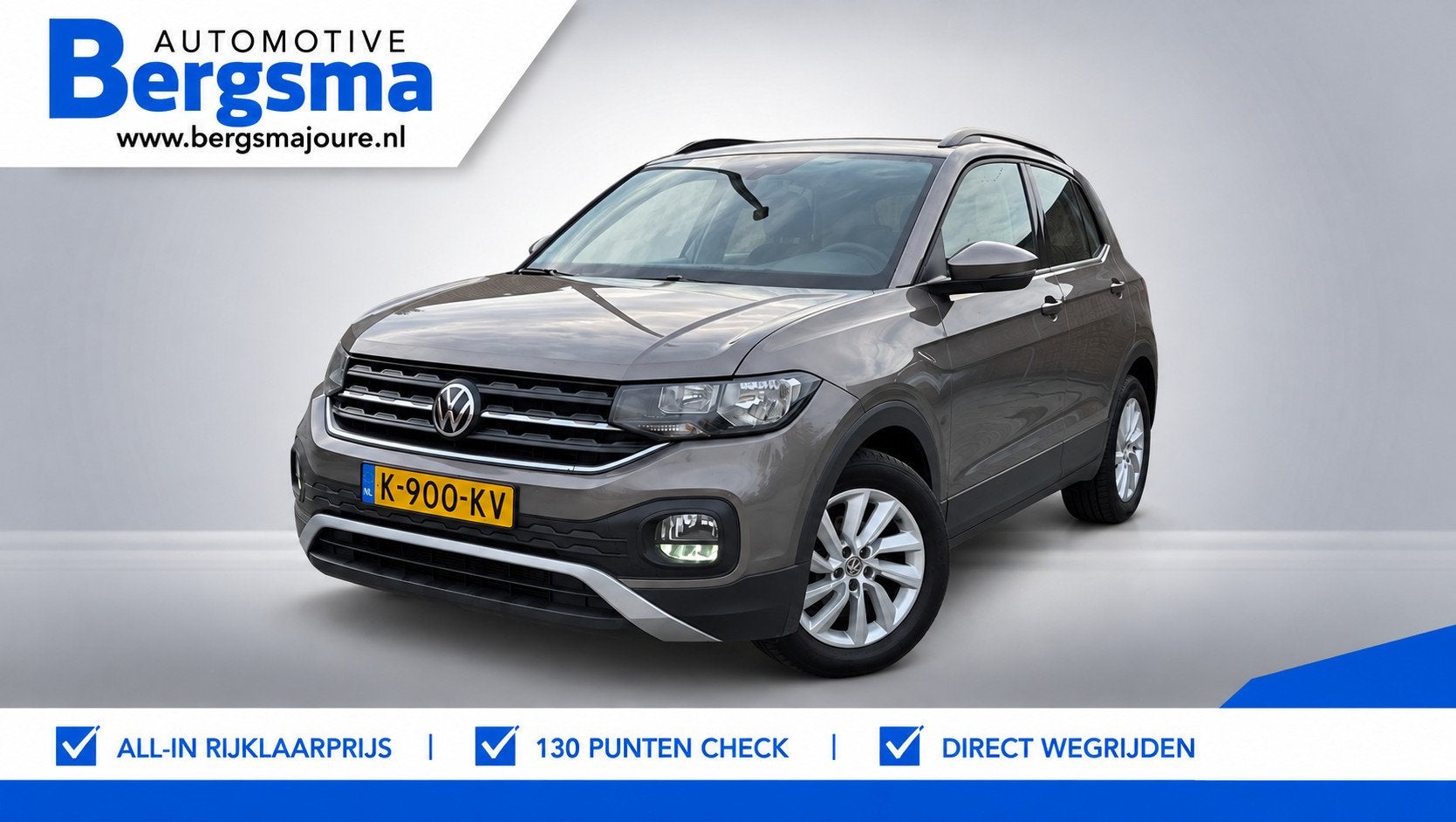 Volkswagen T-Cross 1.0 TSI Life Business, Auto's, Voorwielaandrijving, Gebruikt, Euro 6, Origineel Nederlands