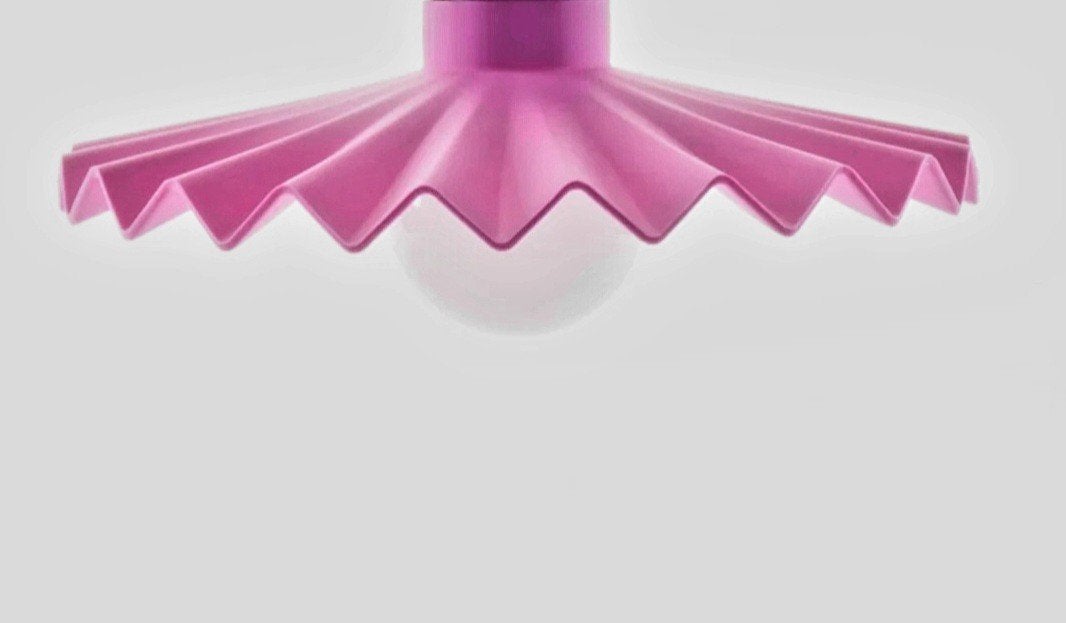 Design Seletti "Paralume in silicone" pink, Ophalen, Kunststof, E27 (groot), Hanglamp Seletti