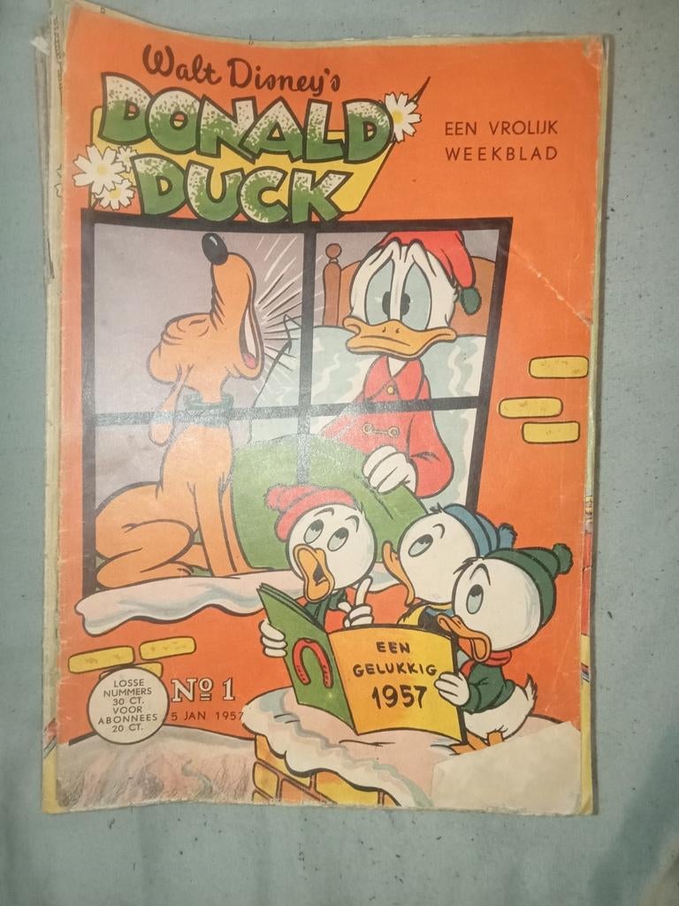Donald Duck Weekblad - Jaargang 1957 -compleet, Ophalen of Verzenden, Gelezen, Overige typen