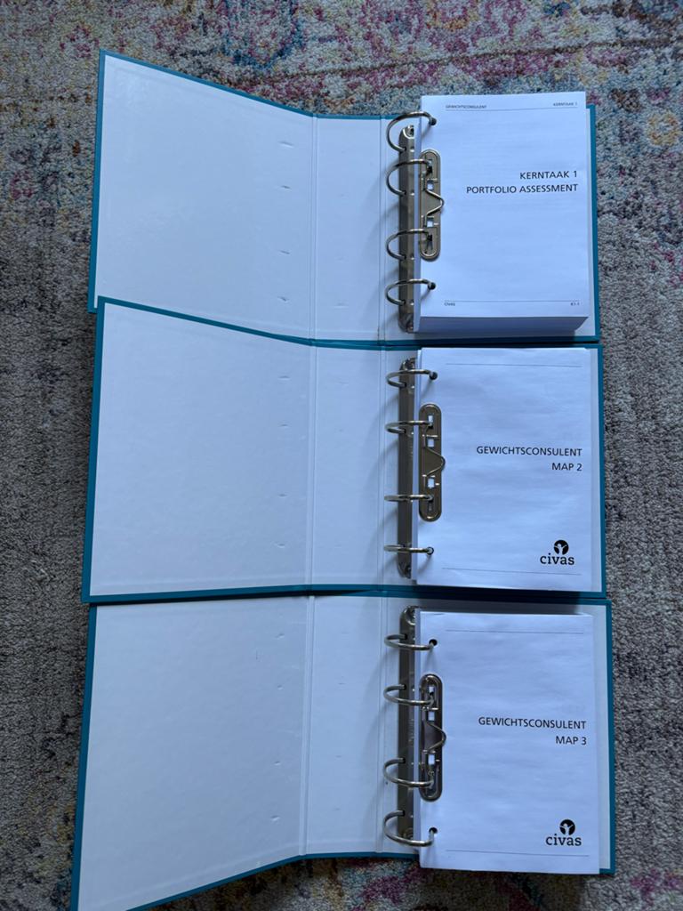 Civas Gewichtsconsulent Mappen (3 stuks), Ophalen of Verzenden, Zo goed als nieuw