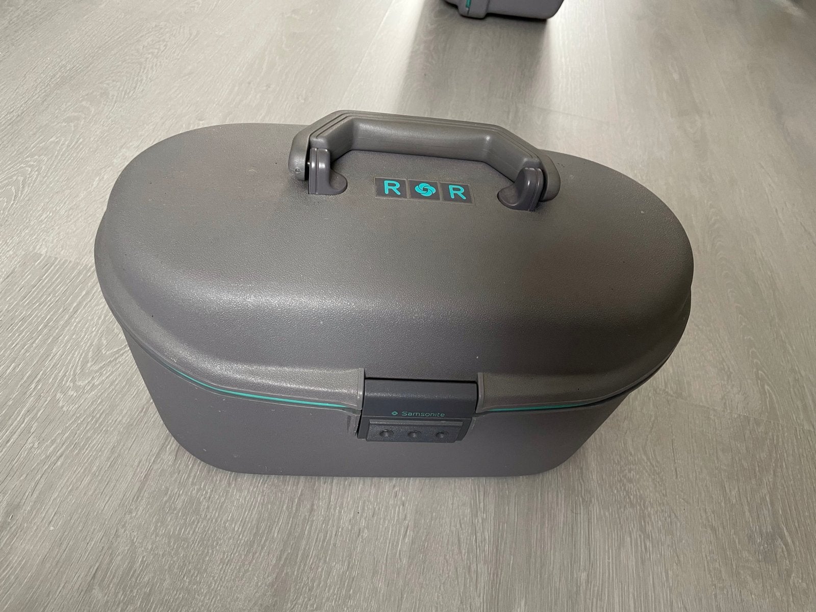 Samsonite Hardcase Toilettas Grijs - Vintage, Sieraden, Tassen en Uiterlijk, Ophalen of Verzenden, Gebruikt, Grijs, Hardcase