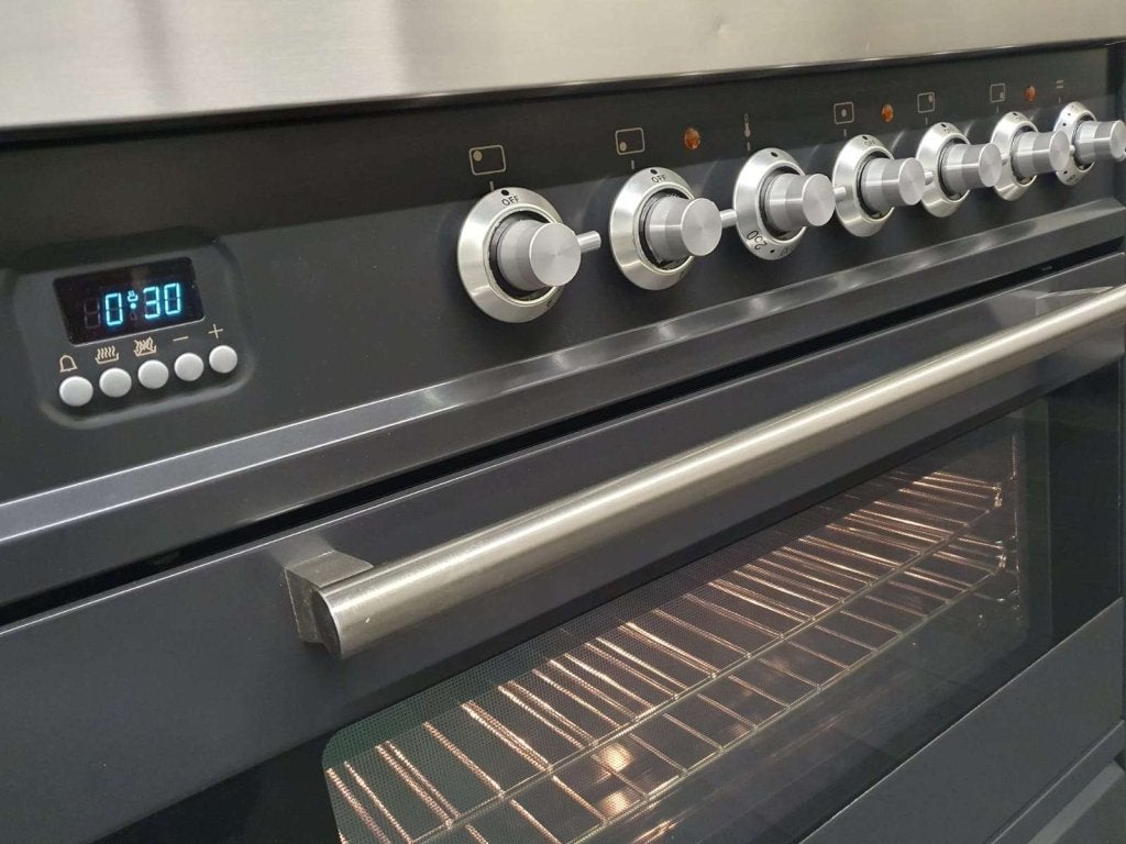 Boretti Fornuis 80cm antraciet en rvs GASOVEN 5 pits, Niet ingevuld, 60 cm of meer, Niet ingevuld, Ophalen of Verzenden