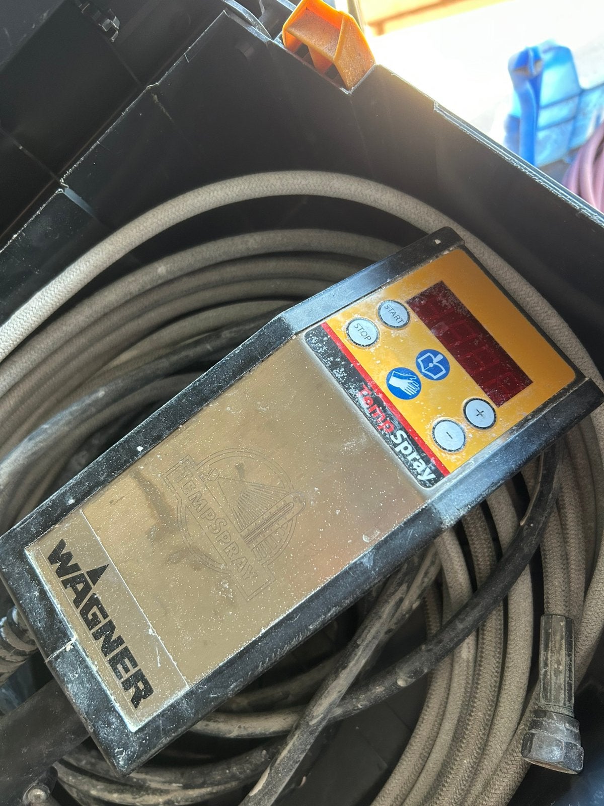 Wagner H126 tempspray verwarmd spuiten, Ophalen