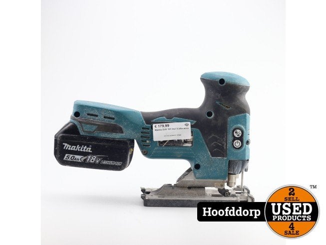 Makita DJV 181 Incl 5.0Ah accu, Makita, Zo goed als nieuw, Support@makita.com, Makita Corporation, 3-11-8, Sumiyoshi-cho, 
Anjo, Aichi 446-8502
Japan