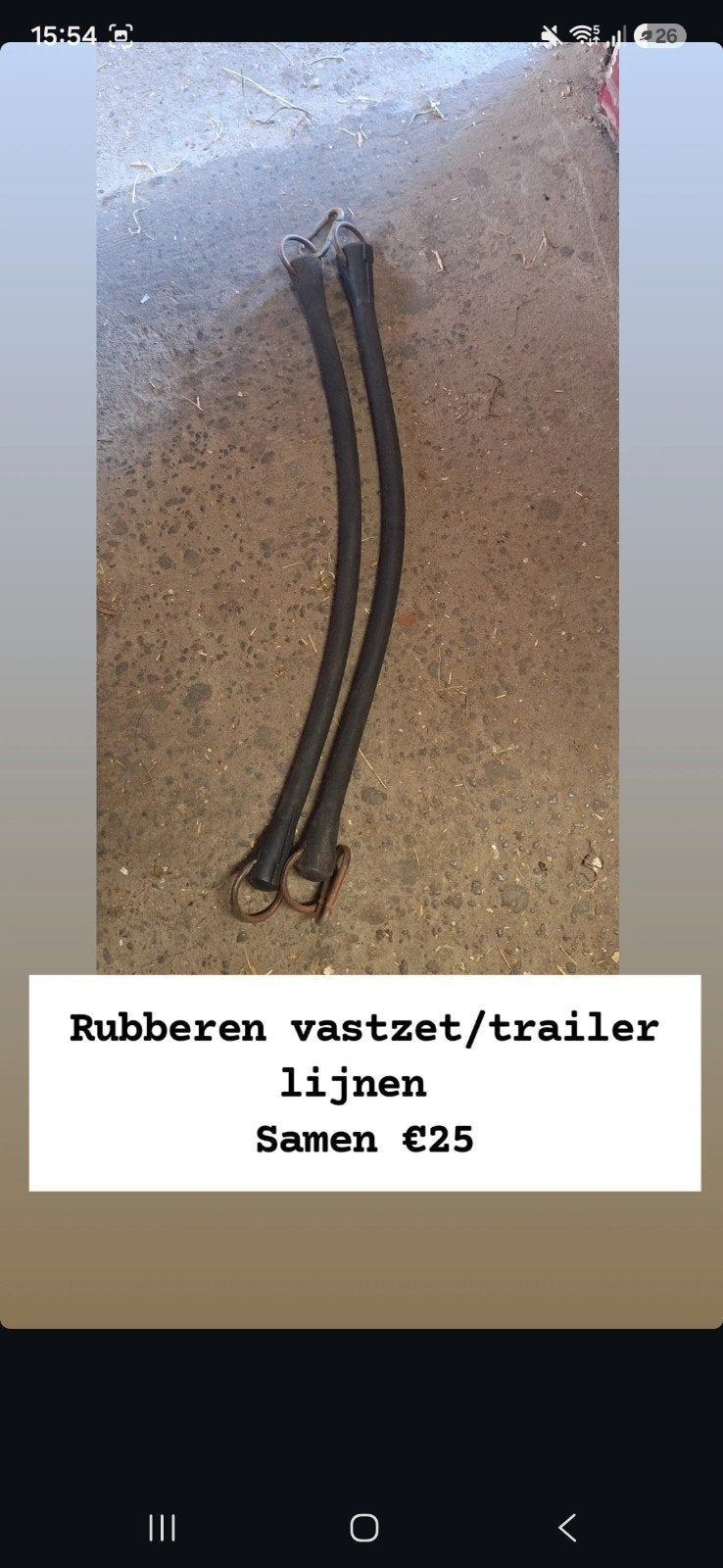 trailer of wasplaats lijnen, Dieren en Toebehoren, Ophalen of Verzenden