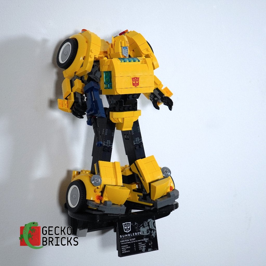 Wandbeugel geschikt voor LEGO Transformers Bumblebee 10338, Wandhanger, Zwart, Nieuw, Ophalen of Verzenden
