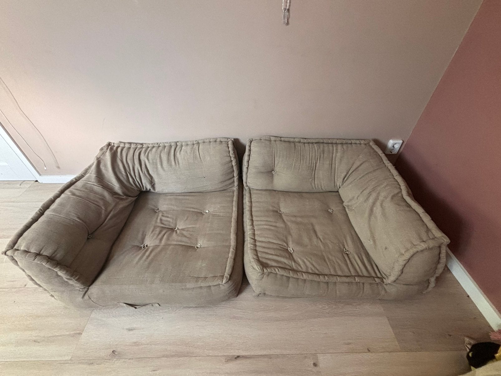 Palletkussen vloerkussen Sklum, Ophalen, Gebruikt, Stof