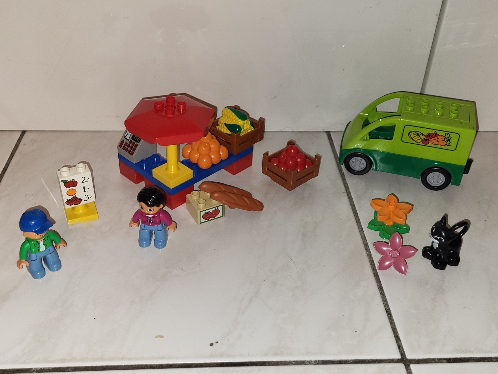 Duplo markt marktkraam, Kinderen en Baby's, Speelgoed | Duplo en Lego, Gebruikt, Ophalen of Verzenden, Duplo, Duplo