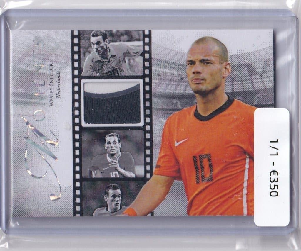 Futera Unique 2021 Wesley Sneijder Nederland Patch 1/1, Ophalen of Verzenden, Zo goed als nieuw, Plaatje