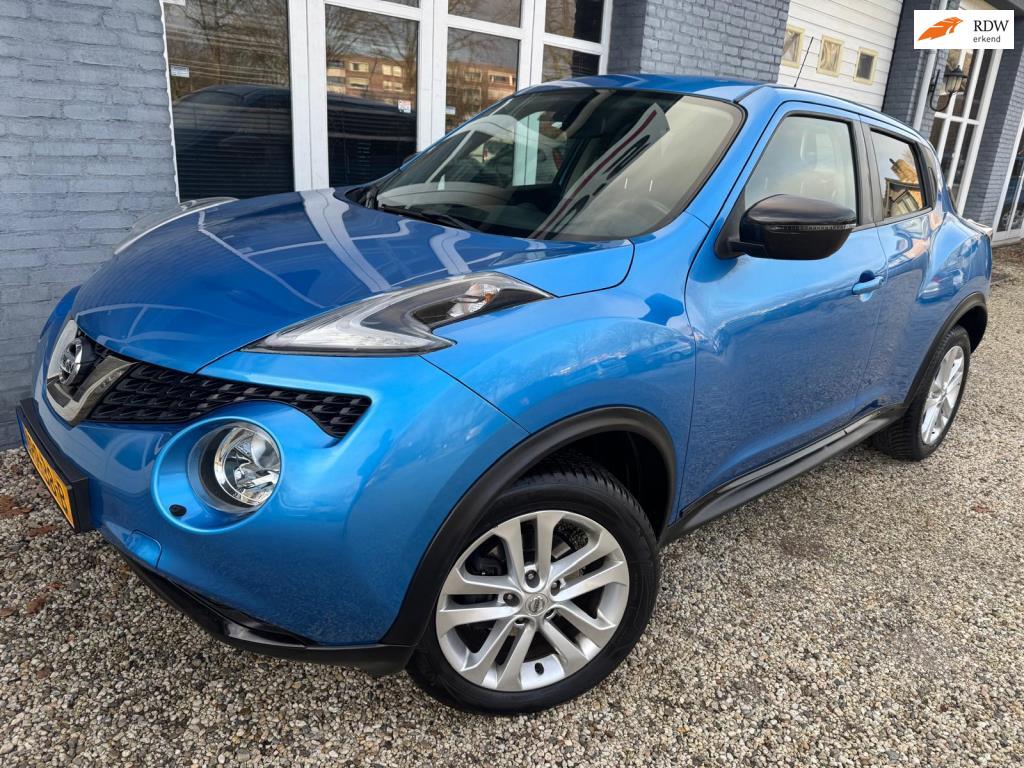 Nissan Juke 1.2 DIG-T S/SN BOSE AUDIO | Navigatie | Camera |, Voorwielaandrijving, 639 kg, Blauw, 116 pk