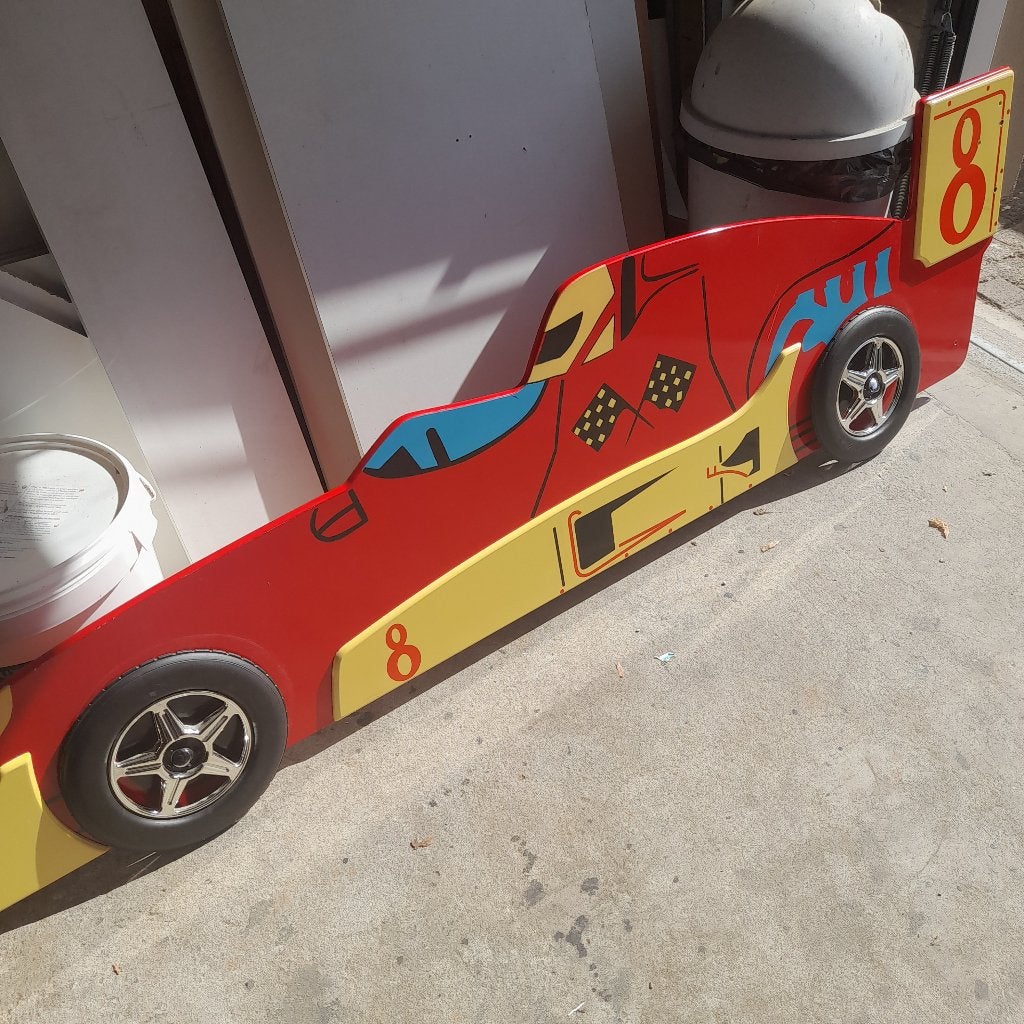 Autobed, Ophalen, 85 tot 100 cm, Gebruikt, Lattenbodem
